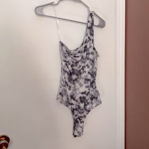 Tie dye bodysuit. One shoulder. NWT size medium